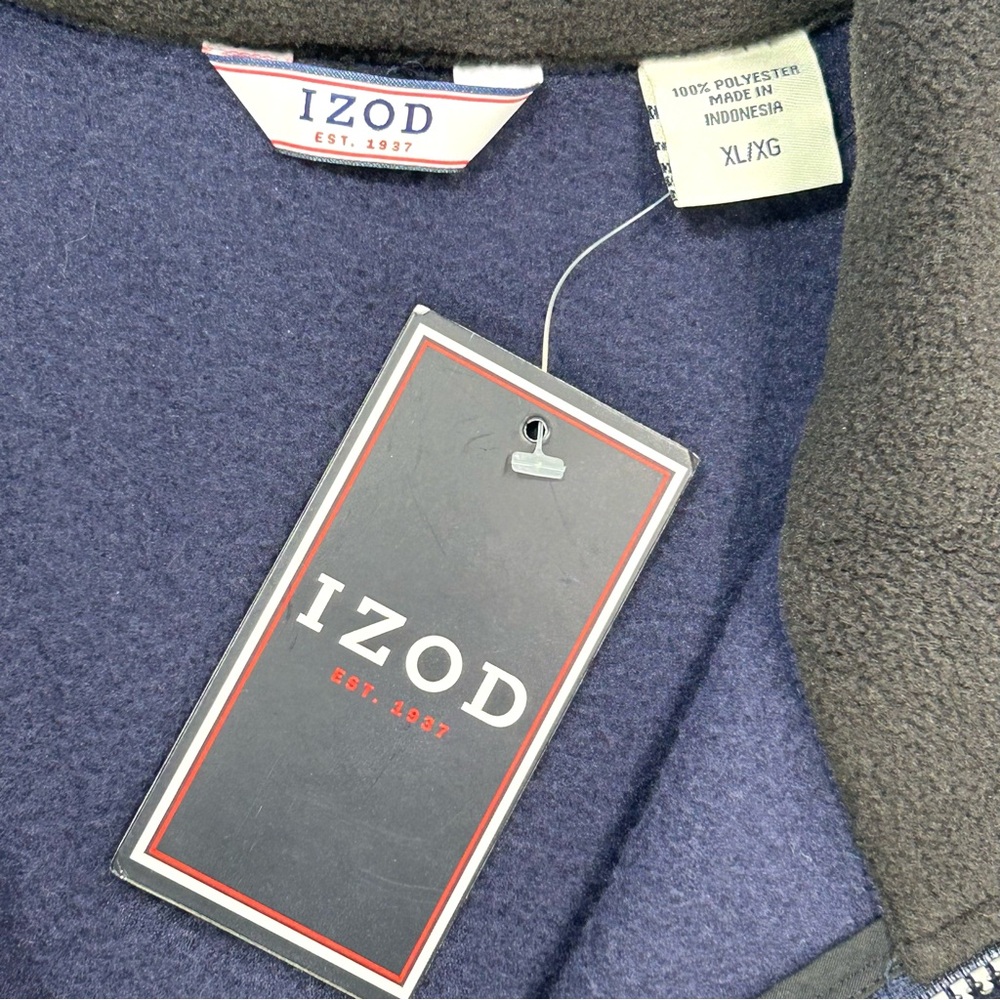 NWT Izod Fleece Vest Size XL Men’s - Picture 7 of 10